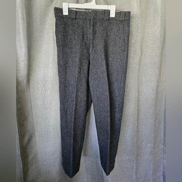 Woolrich Vtg Wool Malone Hunting Pants Trousers Size 33X27 Grey - Picture 1 of 7